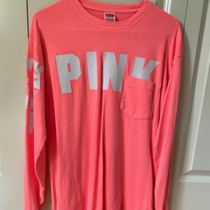 XS Pink Victoria Secret Long Sleeve